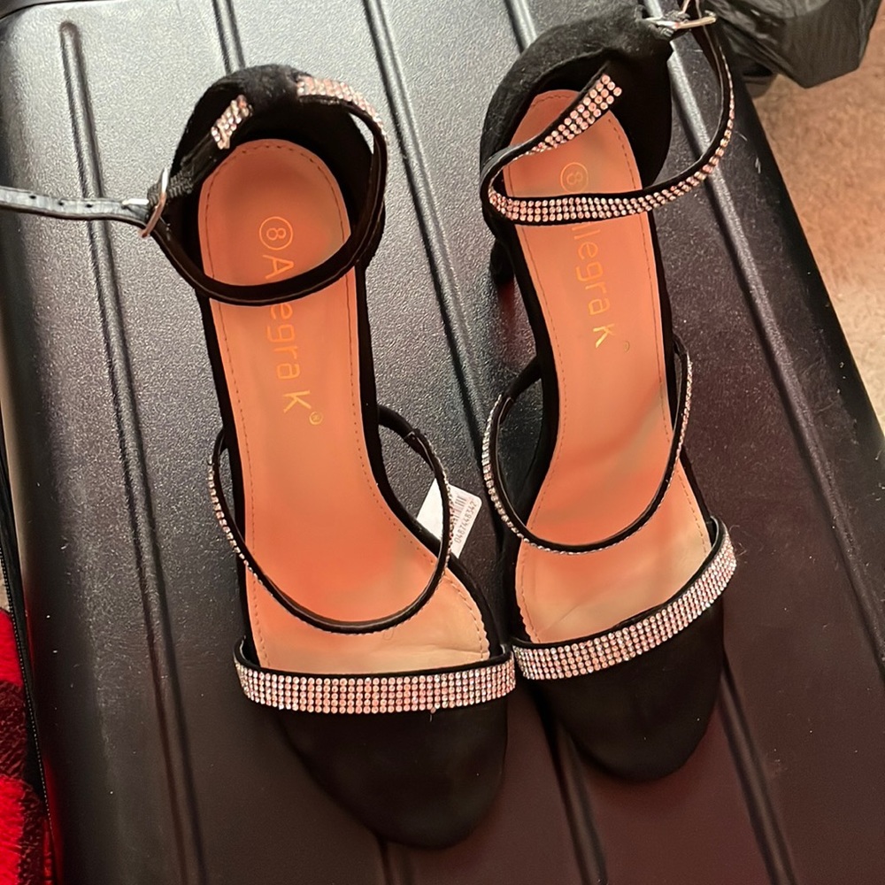 black heels